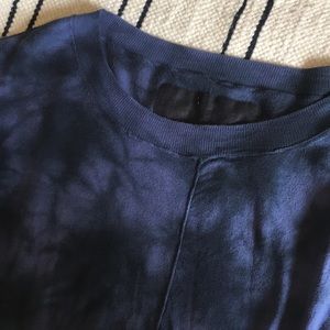 All saints blue dyed dress